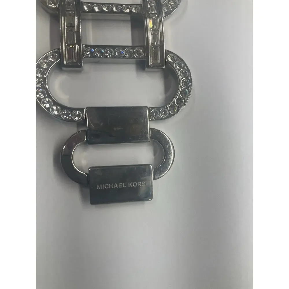 Michael Kors women’s crystal pavé chain-link bracelet watch MK3055